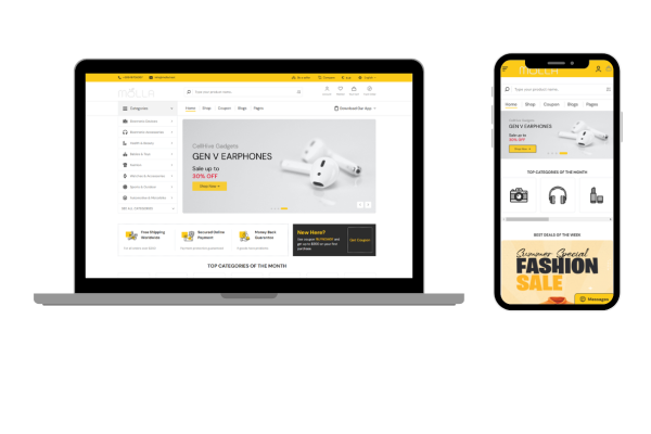 Multi Stores e-Commerce